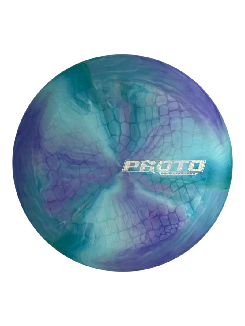 DCPutterLineRickyProtoPurpleGreenSwirlwSilverStarsD3252.webp